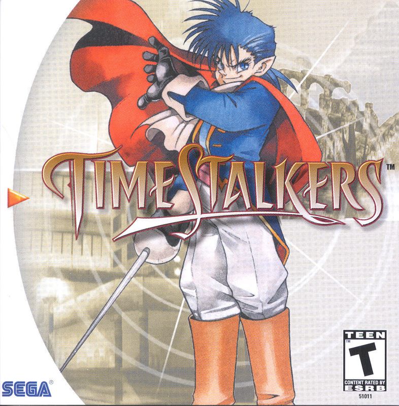 Time Stalkers box art for Sega Dreamcast